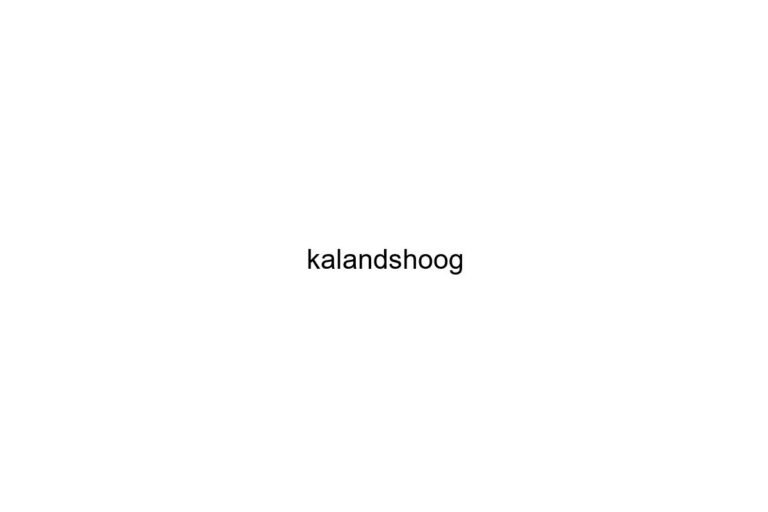 kalandshoog